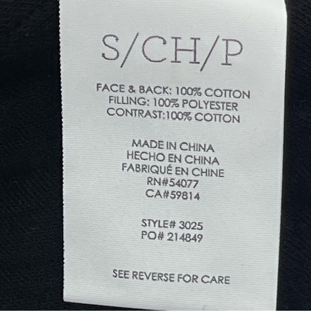 CAbi Quilted Moto Jacket in Black Herringbone Style #3025 Size Small - Picture 13 of 15